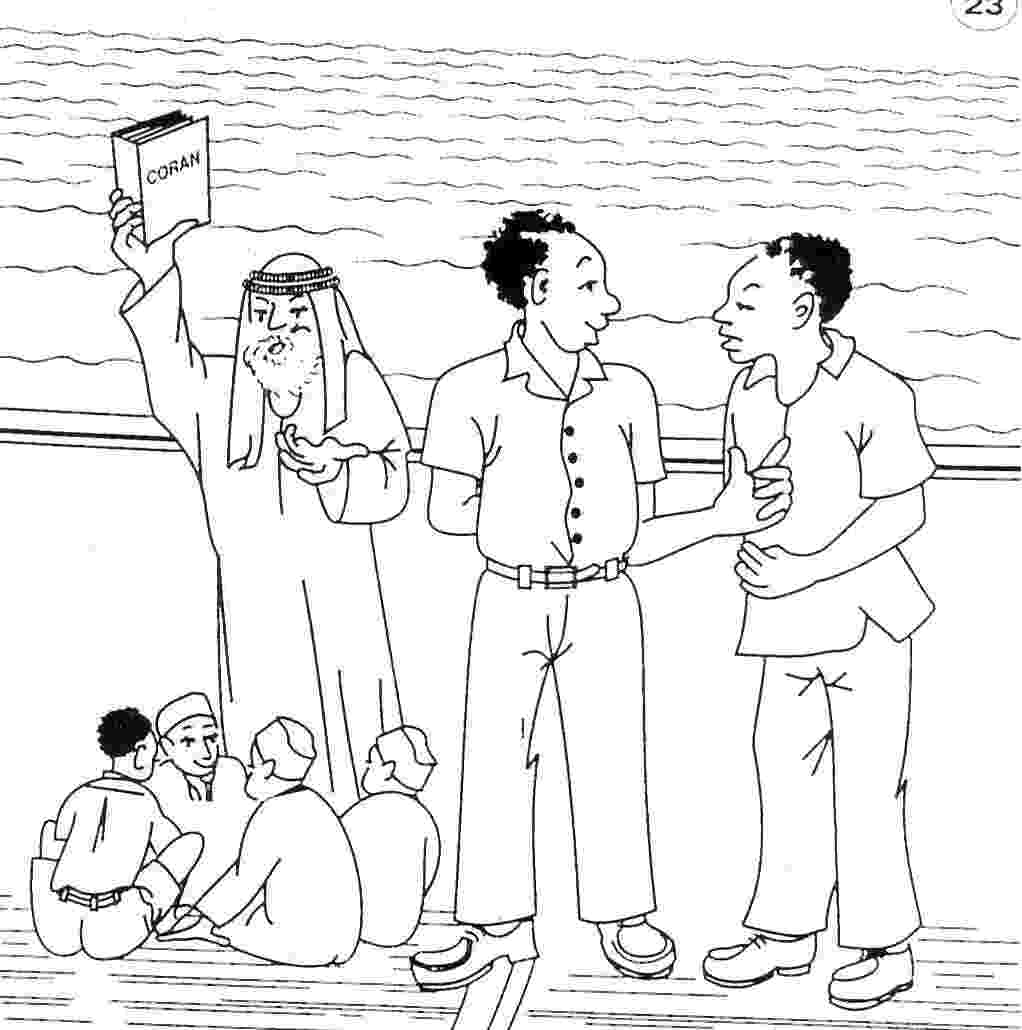 The imam preaches:The Coran says: Be faithful.
An uncle tells his nephew: Youth passes as it must, enjoy yorself. But be careful, protect yourself.
