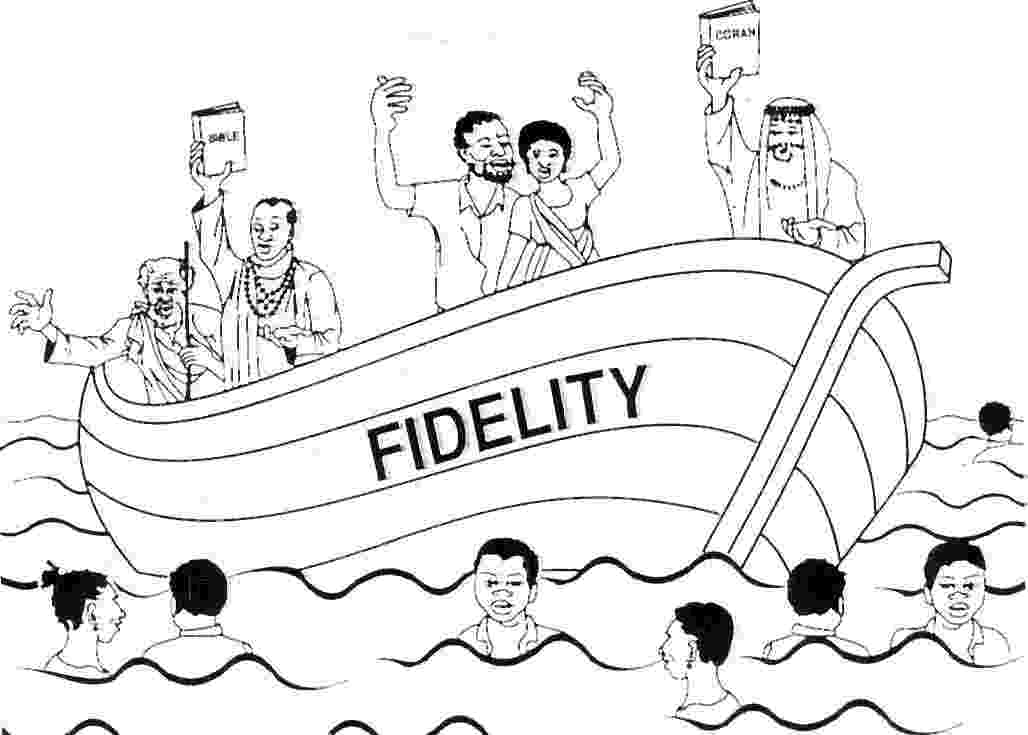 o barco FIDELIDADE recebe pessoas de varias culturas e religies