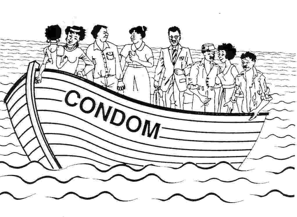 There are very different 
people on board of this boat. 
